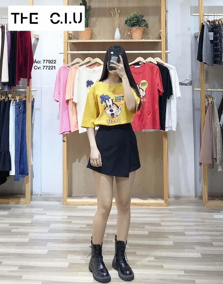 Tự tin phối đồ với quần giả váy
