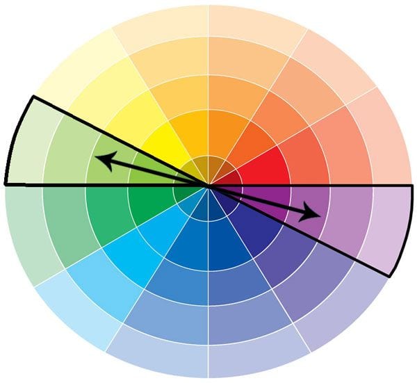 cách phối quần áo màu tương phản 
