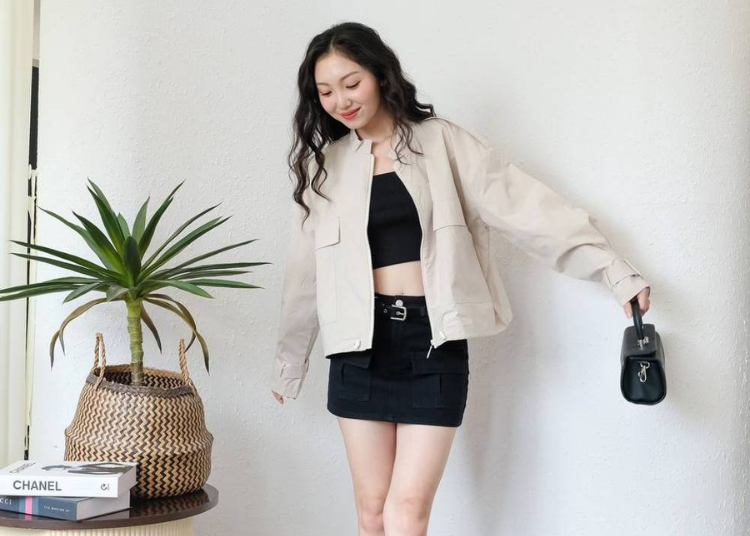 Phối Đồ Với Áo Khoác Croptop Như Nào Cho Xinh?