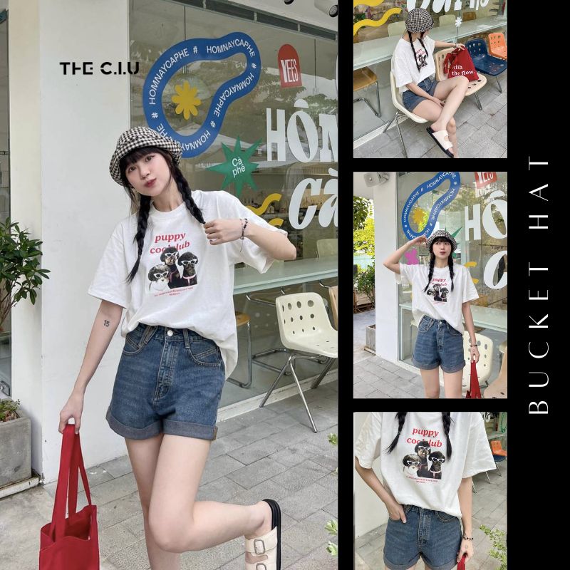 Mũ bucket giúp outfit của bạn thêm trẻ trung