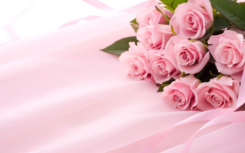 Hoa tươi mang lại sự hạnh phúc cho nàng ngày lễ tình nhân