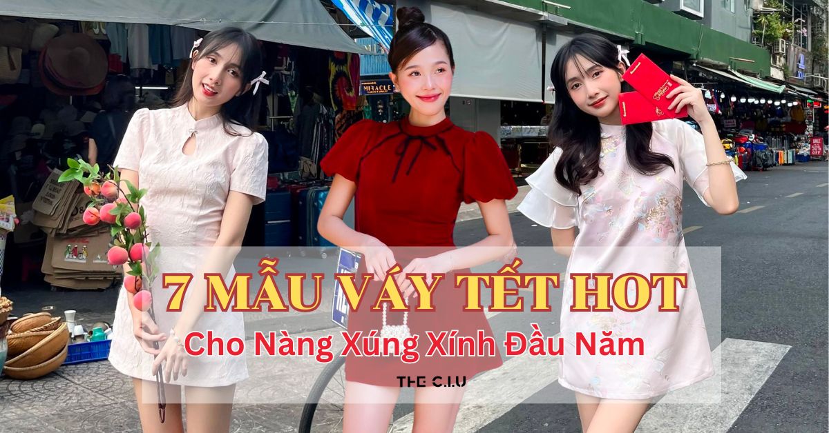 7 Mẫu Váy Tết Hot Cho Nàng Xúng Xính Đầu Năm