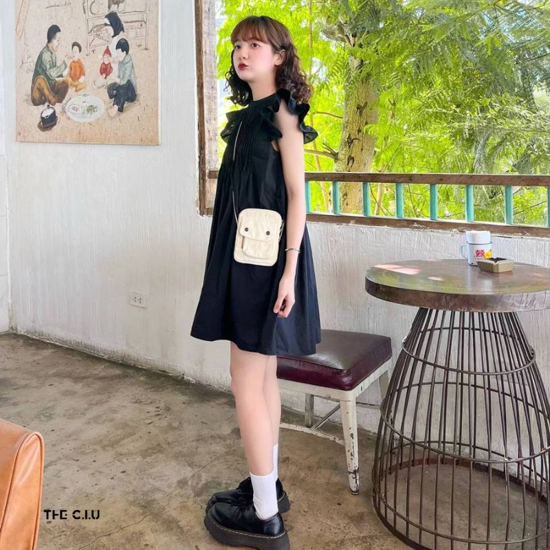 đầm babydoll cánh tiên