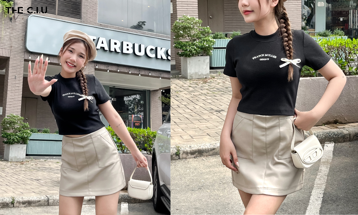 Áo thun ngắn nữ dạng croptop thích hợp cho các nàng muốn khoe khéo vòng eo