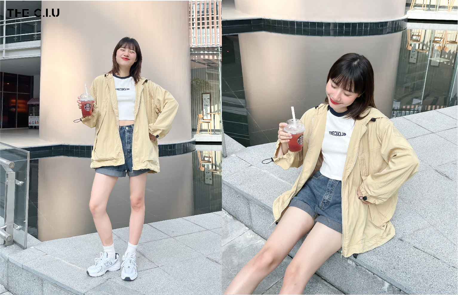 Khéo léo phối áo khoác và áo thun body để có được set đồ ưng ý