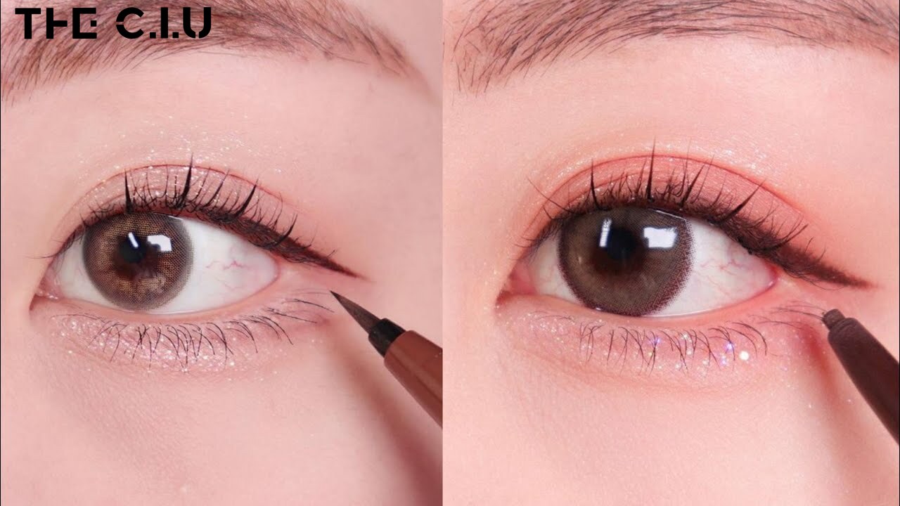 Chọn những gam màu tươi sáng như cam đào, hồng nhạt để đánh phấn mắt