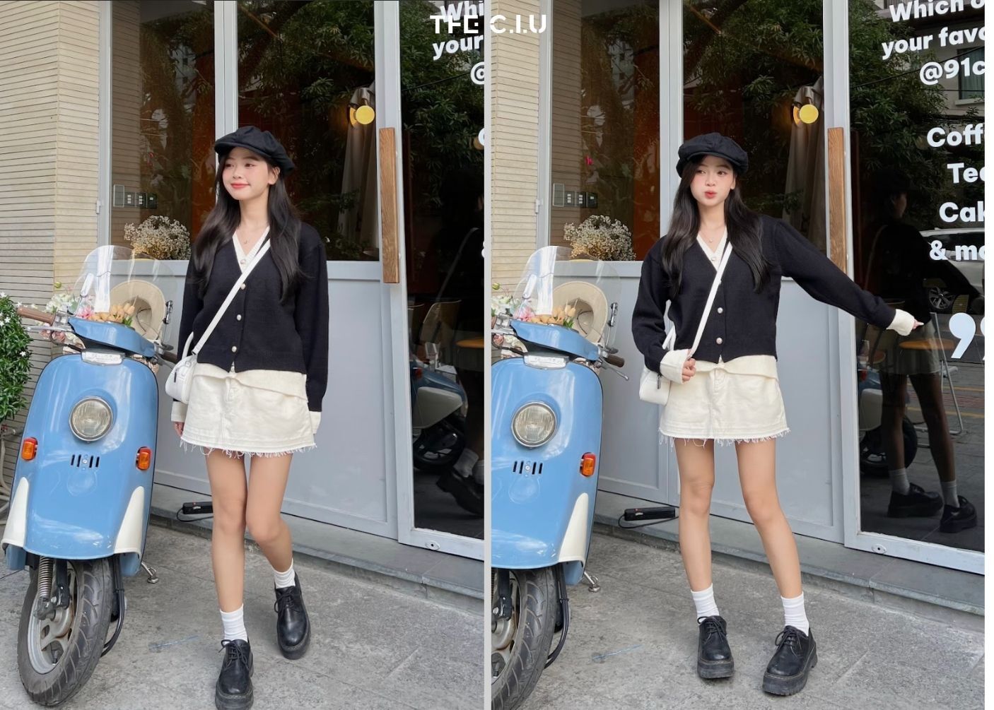 Cách mix, match và phối áo đi kèm chân váy dài cho người lùn