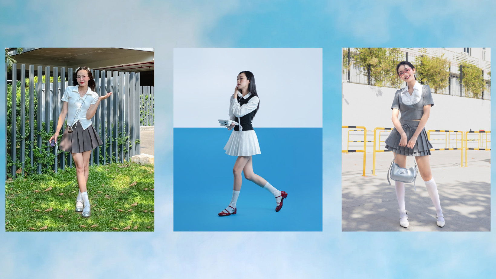 Chân Váy Xếp Ly Ngắn 2 Tầng Và Cách Mix Match Xinh Xỉu