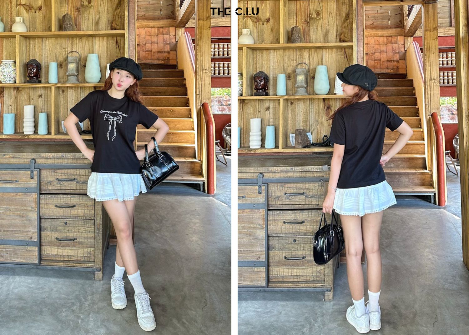 Váy xòe là một trong những item phù hợp cho các nàng chân ngắn