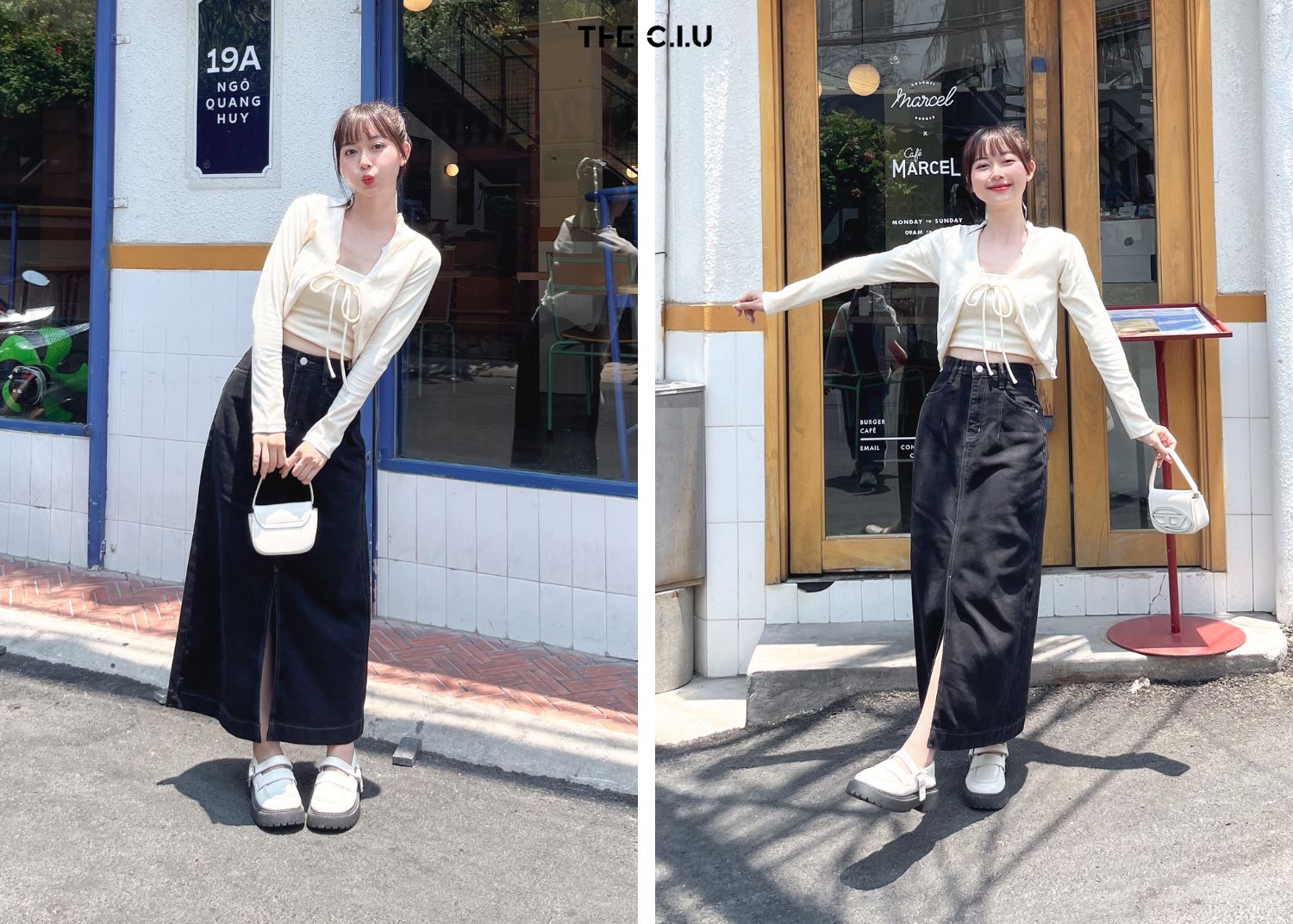 Cách phối đồ với chân váy jean dài cho người mập là như thế nào?
