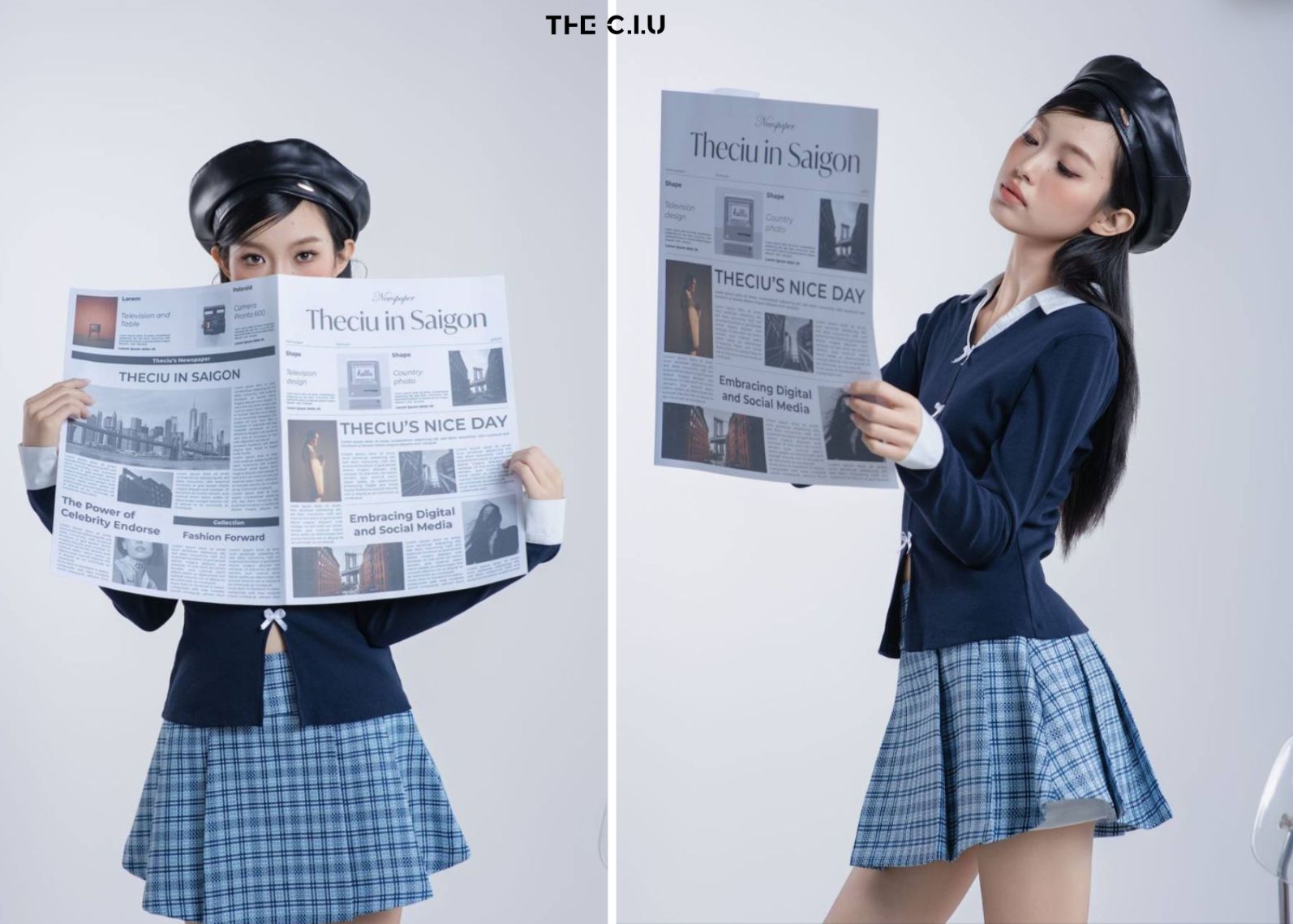 Váy caro phối áo thun là một trong những lựa chọn tuyệt vời cho các cô nàng trẻ trung