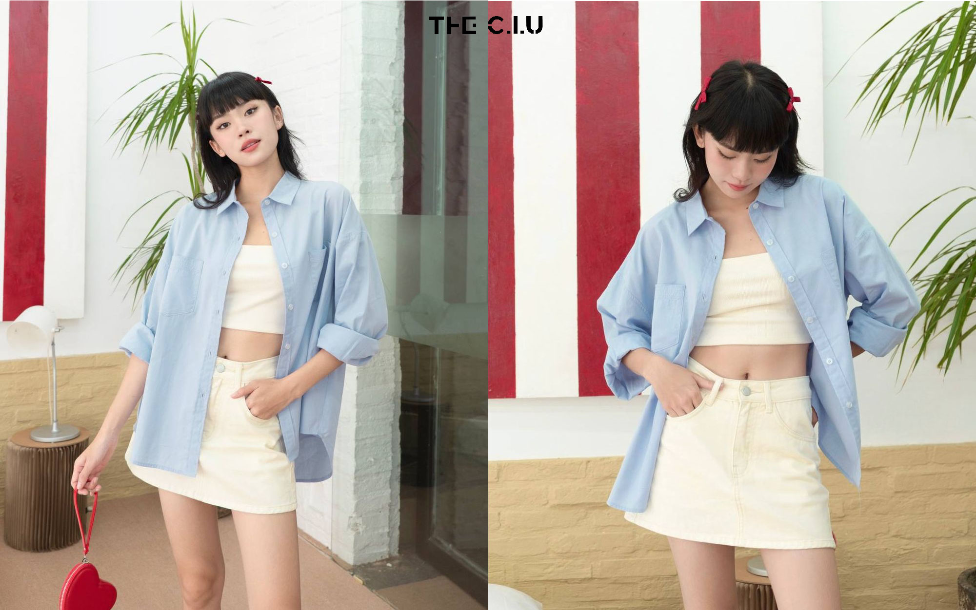 Chân váy trắng ngắn là "mảnh ghép" linh hoạt, biến hóa đa dạng phong cách