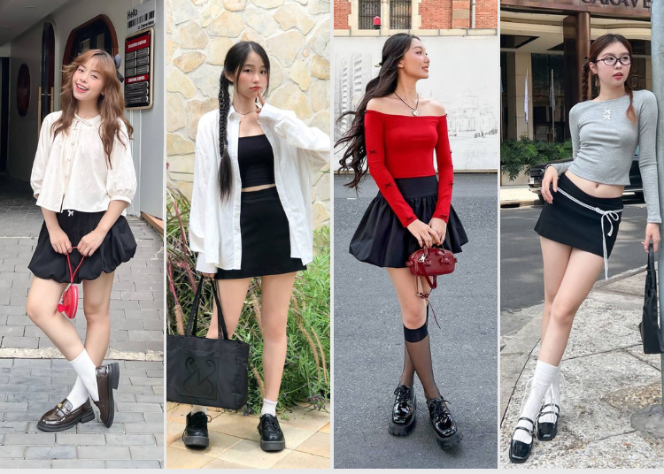 Chân Váy Ngắn Màu Đen &#8211; Item Thời Trang Quốc Dân