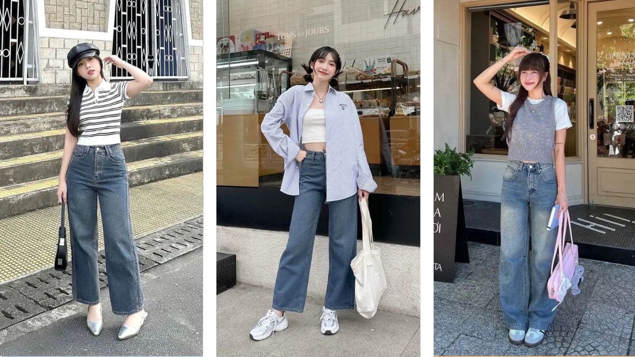 Phối Đồ Với Quần Baggy Jeans Nữ Từ Thanh Lịch Đến Cá Tính