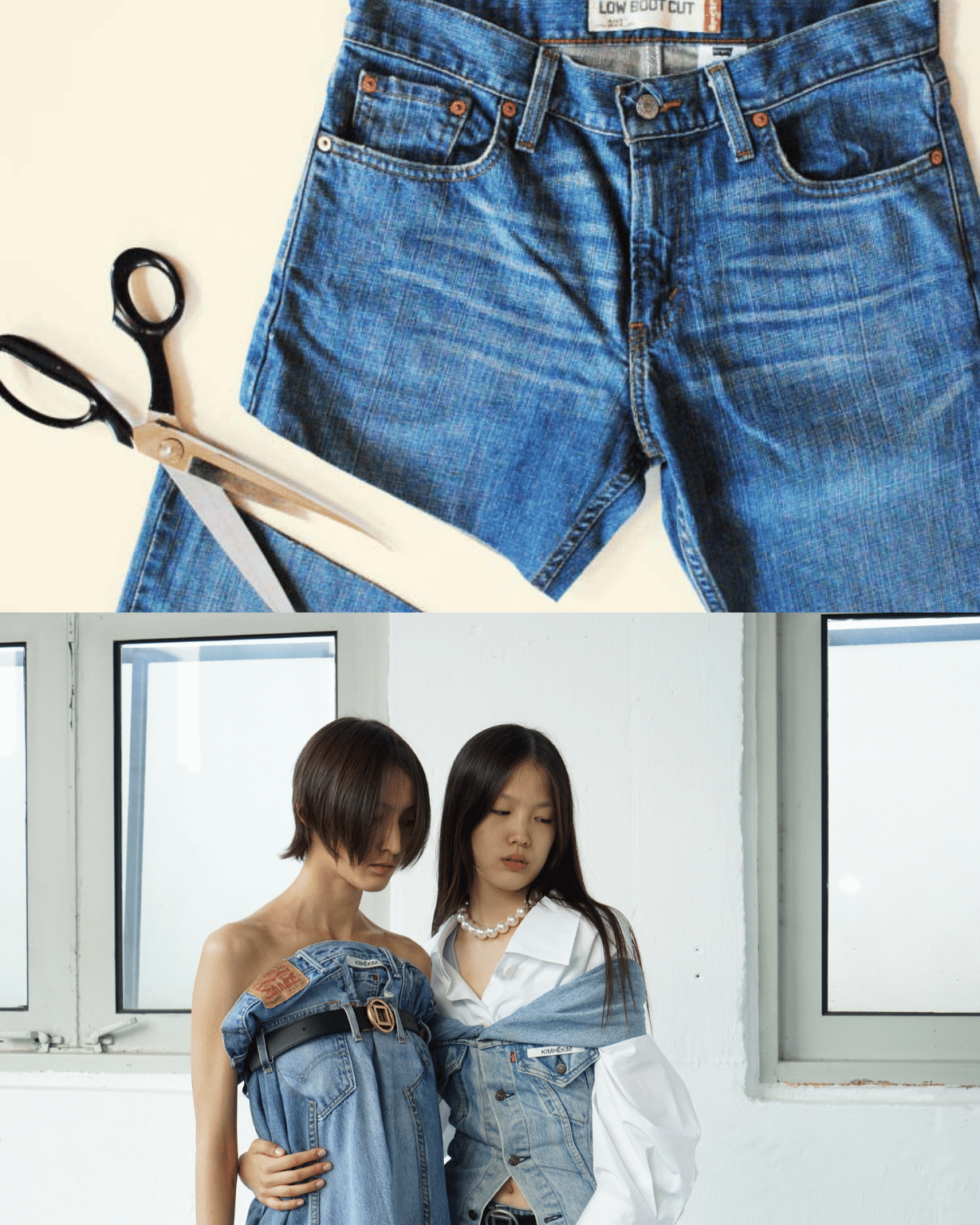 Xu hướng thời trang tái chế từ quần jean ngày càng nhiều và trở nên phổ biến
