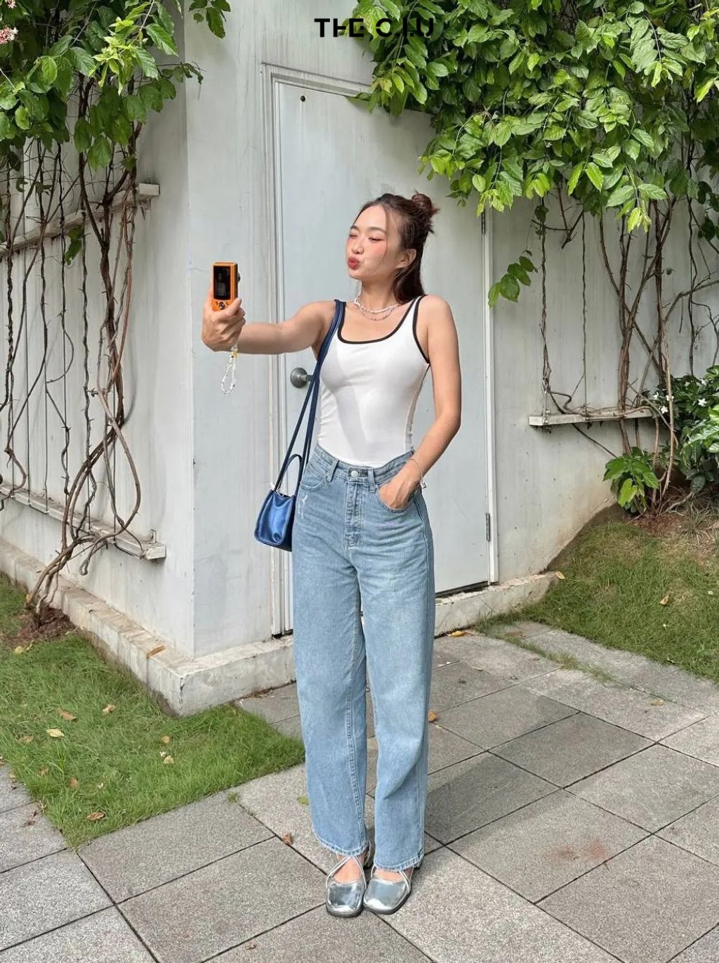 cách cắt lai quần jean