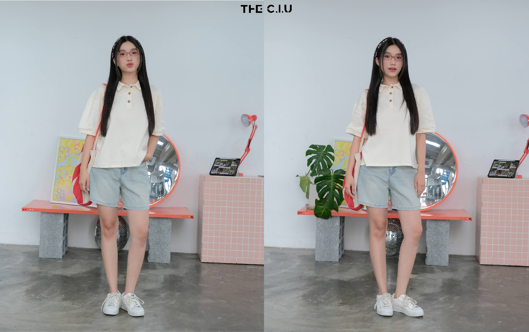 Áo polo nữ cùng quần short jean mang lại vẻ ngoài thoải mái, năng động, cực kỳ phù hợp cho những ngày hè và các chuyến dạo chơi