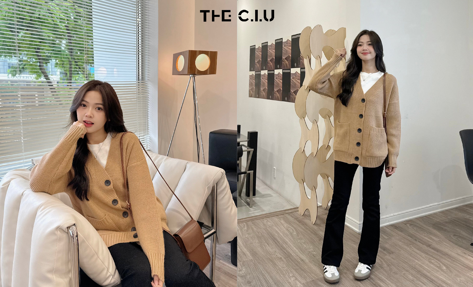 Cardigan và quần tây: Sự kết hợp vừa thoải mái vừa thanh lịch cho ngày làm việc