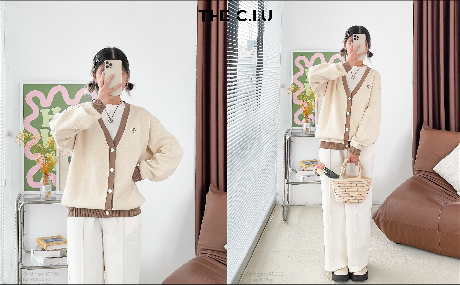 Phụ kiện giúp nâng tầm phong cách khi mặc cardigan