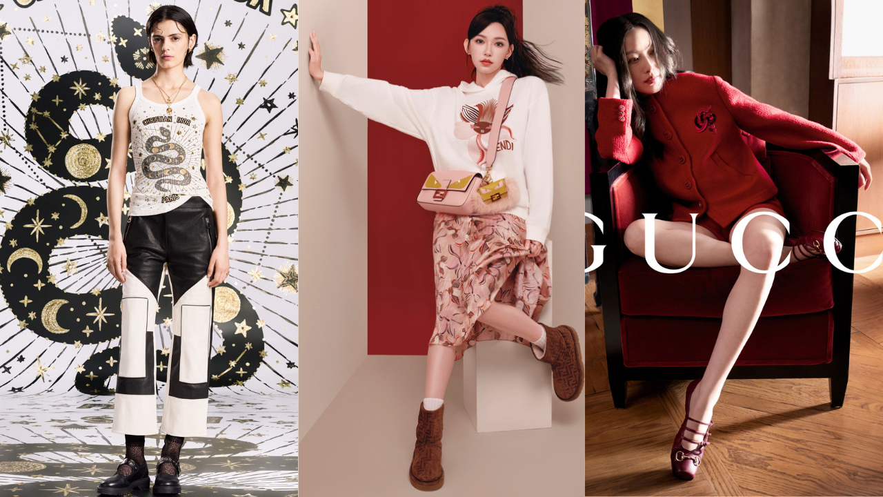 Dior, Gucci, Fendi Và Những Sắc Màu Nguyên Đán Trong Thời Trang