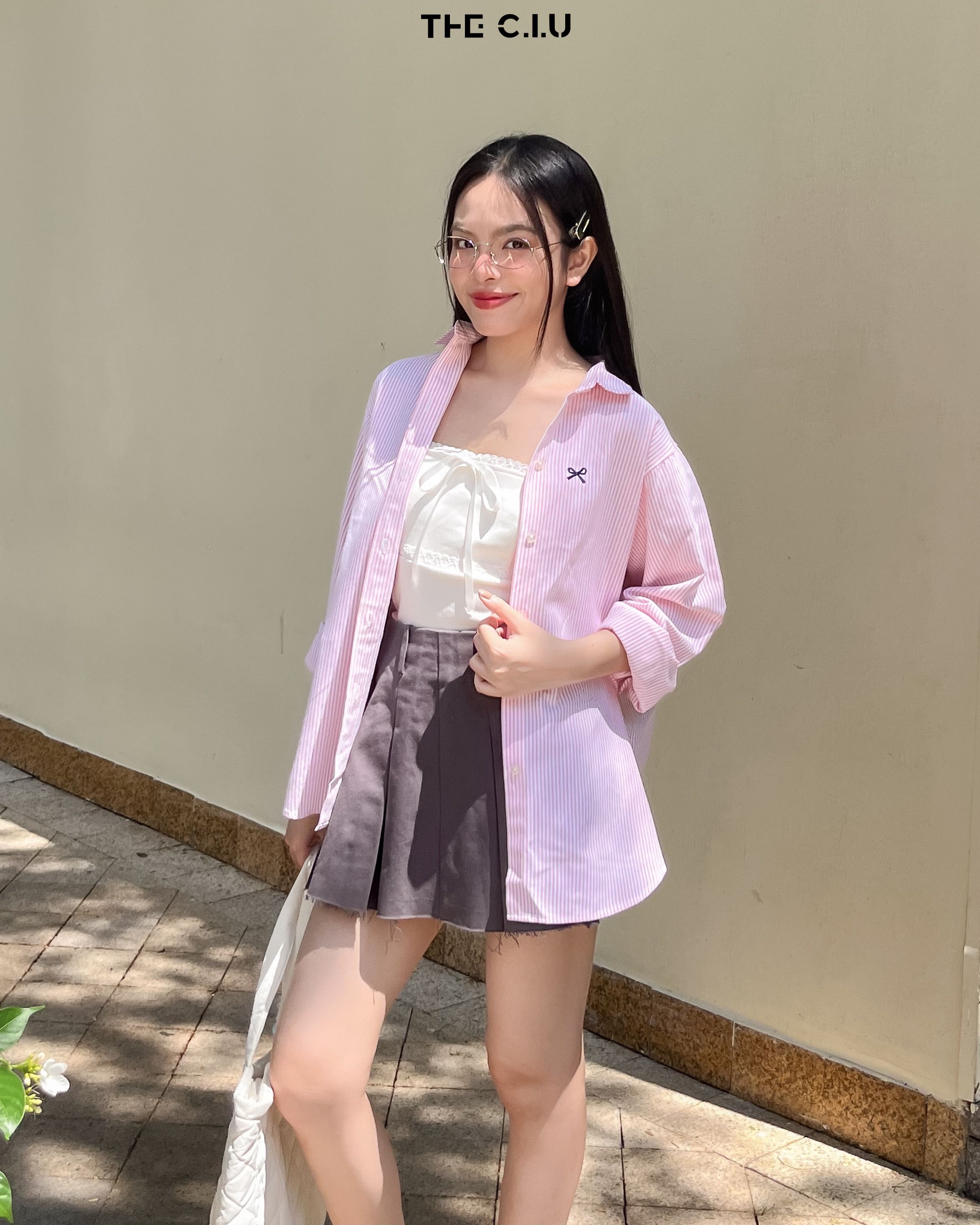 áo sơ mi nữ dáng dài