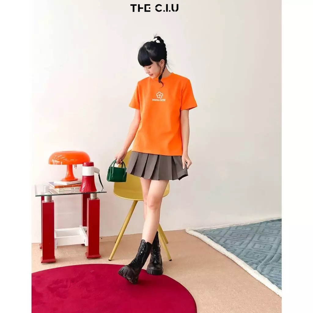 Review/đánh giá Áo thun cotton babytee freesize tay ngắn nhiều màu THE C.I.U - Dear Baby Tee