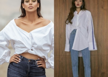 Cách phối áo sơ mi trắng với quần jean nữ