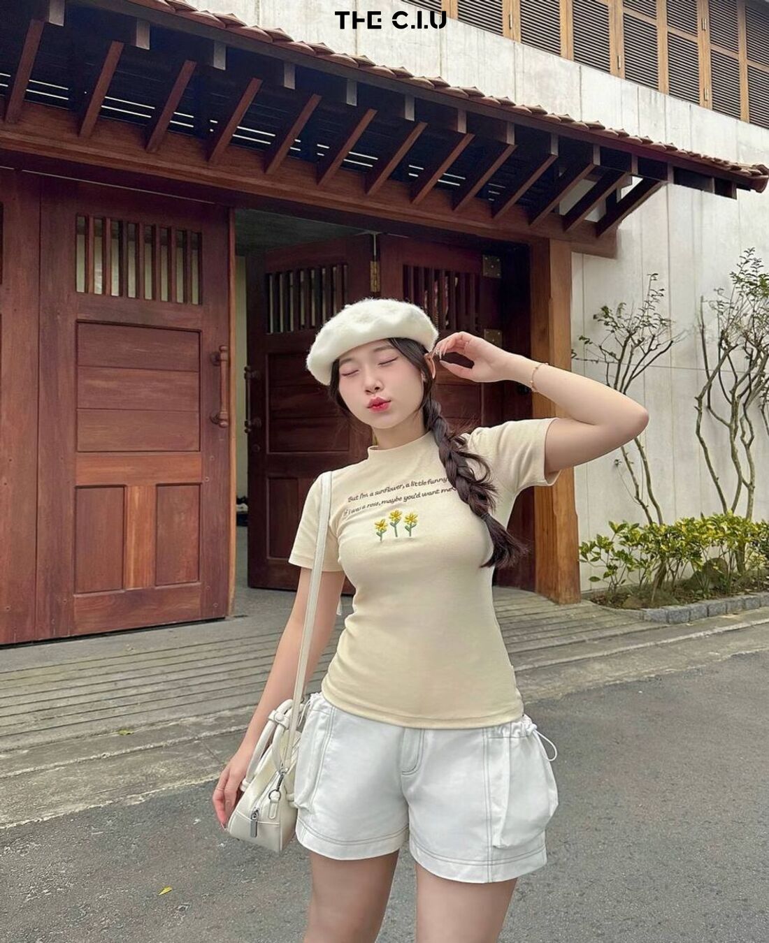 quần short kaki cotton nữ